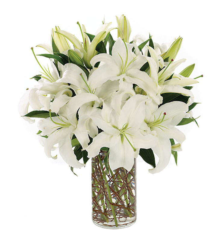 Simply White Lily Bouquet